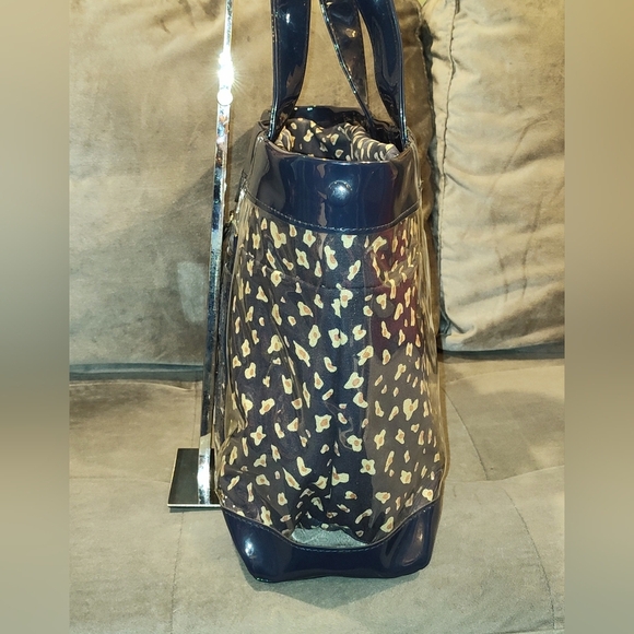 See by Chloe Navy and Beige Vinyl Tote - Picture 15 of 16